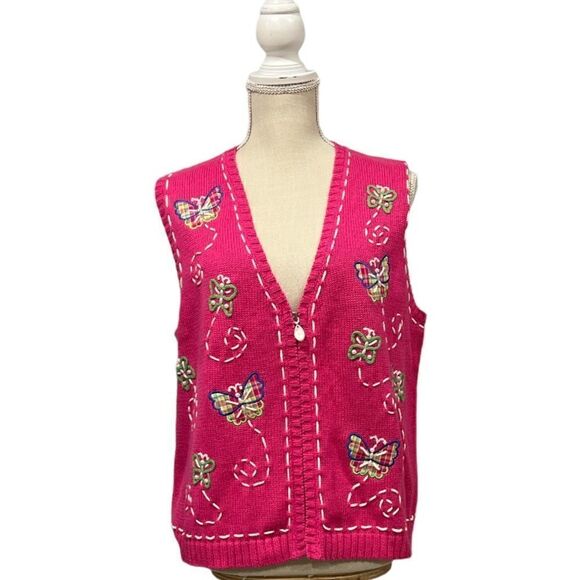 Butterfly Sweater Vest - Picture 1 of 7